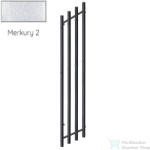 Radeco FUEGO KOLOR 1650x290 jobbos design radiátor, MERKURY 2 (ezüst) színben (Radeco_FUEGO_R_MERKURY2)