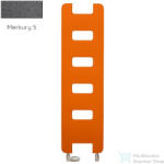 Radeco HEAVEN 1600x450 design radiátor, MERKURY 5 (metál sötétszürke) színben (Radeco_HEAVEN_MERKURY5)