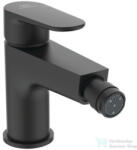 Ideal Standard CERAFINE O egykaros bidé csaptelep click-clack leeresztővel, Silk black BD716XG (BD716XG)