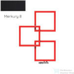 Radeco LOCO 3 970x685 design radiátor, MERKURY 8 (selyemfényű fekete) színben, balos (Radeco_LOCO_3_B_MERKURY8)