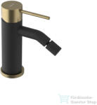 SAPHO ULTRAMIX álló bidécsaptelep, matt fekete/matt arany UT003BG (UT003BG)