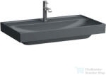Laufen MEDA 80x46 cm-es falra/bútorra szerelhető mosdó túlfolyó nélkül, matt grafit H8101177581111 (H8101177581111)