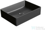 SAPHO GSI KUBE X kerámiamosdó, 50x37cm, matt fekete (942926) (942926) - furdoszoba-szaniter