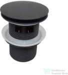 Kielle Click-clack lefolyó-garnitúra, matt fekete 11601044 (11601044)