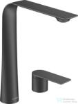 Duravit D. 1 magasított 2 üléses magasított mosdócsaptelep leeresztő nélkül, matt fekete D11130002046 (D11130002046)
