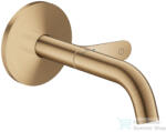 Hansgrohe AXOR ONE Select falsík alatti mosdó csaptelep 16 cm-es kifolyóval, szálcsiszolt bronz 48180140 (48180140)