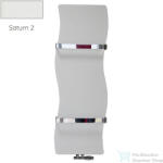 Radeco VINKA 1190x353 design radiátor törölközőtartó nélkül, SATURN 2 (matt fehér) színben (Radeco_VINKA_SATURN2)