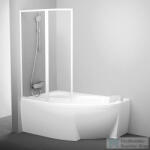 RAVAK VSK2 Rosa 170 balos kádparaván, Fehér+transparent 76LB0100Z1 (76LB0100Z1)