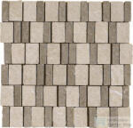 Marazzi Mystone Limestone Taupe Mosaico Mix 30, 5x30 cm-es padlólap M8LP (M8LP)