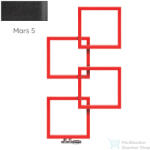 Radeco LOCO 4 1255x685 design radiátor, MARS 5 (antracit) színben, jobbos (Radeco_LOCO_4_J_MARS5)