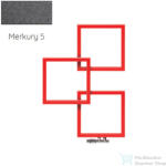 Radeco LOCO 3 970x685 design radiátor, MERKURY 5 (metál sötétszürke) színben, balos (Radeco_LOCO_3_B_MERKURY5)