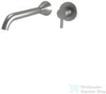 Bugnatese ORION falsík alatti mosdó csaptelep 21 cm-es kifolyóval leeresztő nélkül, szálcsiszolt nikkel 5645NS (5645NS)