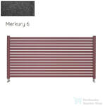 Radeco ALVO 1 350x1000 design radiátor, MERKURY 6 (metál fekete) színben (Radeco_ALVO_1_MERKURY6)