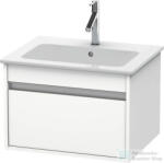 Duravit KETHO mosdó alá építhető 600x475 mm-es 1 fiókos alsószekrény 233663 mosdóhoz, White Matt Decor KT641801818 (KT641801818)