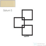 Radeco LOCO 3 MINI 707x500 design radiátor, SATURN 5 (matt krém) színben, balos (Radeco_LOCO_3_MINI_B_SATURN5)