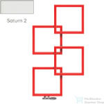 Radeco LOCO 4 1255x685 design radiátor, SATURN 2 (matt fehér) színben, jobbos (Radeco_LOCO_4_J_SATURN2)