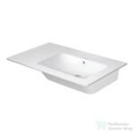 Duravit ME BY STARCK 830x490 mm-es bútorral aláépíthető csaplyuk nélküli mosdó jobb oldali medencével, 2346830060 (2346830060)