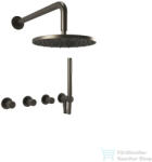 Bugnatese MOON falsík alatti zuhanyrendszer belső egységgel, zuhanyszettel, grafit 7127GF (7127GF)