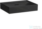 Laufen Kartell By Laufen 60x46 cm-es csiszolt aljú mosdó csaplyuk nélkül, fényes fekete H8163330201091 (H8163330201091)