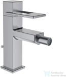 Laufen Quadriga bidet csaptelep automata leeresztővel, Szálhúzott rozsdamentes acél HF901110441000 (HF901110441000)