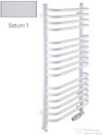 Radeco UMBERTO AD5-500/UE 1380x550 törölközőszárítós radiátor SATURN 1 (metál jégszürke) színben (Radeco_UMBERTO_AD5_500_UE_SATURN1)