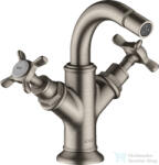 Hansgrohe Axor Montreux kétkaros bidé csaptelep automata leeresztővel, rozsdamentes acél hatású 16520800 (16520800)