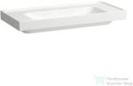 Laufen MEDA 100x46 cm-es falra/bútorra szerelhető, csiszolt aljú mosdó csaplyuk és túlfolyó nélkül, LCC bevonattal, fehér H8161194001121 (H8161194001121)