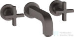 Hansgrohe AXOR Citterio falsík alatti mosdó csaptelep 16, 2 cm-es kifolyóval, szálcsiszolt fekete króm 39313340 (39313340)