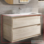 Ideal Standard CONNECT AIR 80x44 cm-es 2 fiókos alsószekrény pult és mosdó nélkül, Fa világosbarna/matt világosbarna E0819UK (E0819UK)