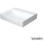 Duravit DURASQUARE 60x47 cm-es bútorral aláépíthető mosdó csaplyuk nélkül, Wondergliss bevonattal, 23536000701 (23536000701)