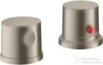 Hansgrohe AXOR UNO 2 üléses peremre szerelhető termosztátos kádcsaptelep, szálcsiszolt nikkel 38480820 (38480820)