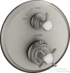 Hansgrohe Axor Montreux termosztátos falsík alatti kád/zuhany csaptelep, rozsdamentes acél hatású 16800800 (16800800)