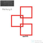 Radeco LOCO 3 970x685 design radiátor, MERKURY 6 (metál fekete) színben, balos (Radeco_LOCO_3_B_MERKURY6)