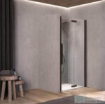 Kolpa San Polaris Fold N 90-R B/1 falsíkra csukható zuhanyajtó két fal közé, jobbos , fekete 516420 (516420)