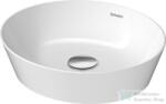 Duravit CAPE COD 400x360 mm-es ráültethető mosdó Wondergliss bevonattal, szatén fehér matt 23284032001 (23284032001)