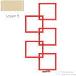 Radeco LOCO 5 1540x685 design radiátor, SATURN 5 (matt krém) színben, balos (Radeco_LOCO_5_B_SATURN5)