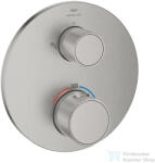 GROHE ATRIO PRIVATE falsík alatti termosztátos kád/zuhany csaptelep, Supersteel 24396DC0 (24396DC0)