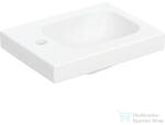 Geberit iCON LIGHT 38x28 cm-es mosdó bal oldali csaplyukkal, matt fehér 501.831. JT. 1 (501831JT1)