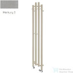 Radeco TUBO 1K KOLOR 1620x285 design radiátor, MERKURY 3 (metál világosszürke) színben (Radeco_TUBO_1K_KOLOR_MERKURY3)