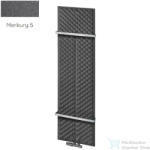 Radeco KEX 1570x450 design radiátor 2 db törölközőtartóval, MERKURY 5 (metál sötétszürke) színben (Radeco_KEX_MERKURY5)