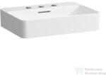 Laufen Val SaphirKeramik 55x40 cm-es pultra ültethető mosdó 3 csaplyukkal, fehér H8122840001081 (H8122840001081)