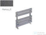 Radeco BARI A1-450/B 410x550 design radiátor, MERKURY 5 (metál sötétszürke) színben (Radeco_BARI_A1_450B_MERKURY5)