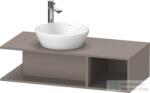 Duravit D-NEO 1000x480 mm-es mosdó alá építhető alsószekrény, Basalt Matt Decor DE491904343 (DE491904343)