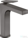 Hansgrohe AXOR CITTERIO 160 magasított mosdó csaptelep automata leeresztővel, szálcsiszolt fekete króm 39023340 (39023340)
