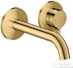 Hansgrohe AXOR ONE falsík alatti mosdó csaptelep 16 cm-es kifolyóval, polírozott arany hatású 48170990 (48170990)