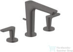 Hansgrohe AXOR CITTERIO C 3 üléses mosdó csaptelep automata leeresztővel, szálcsiszolt fekete króm 49060340 (49060340)