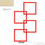 Radeco LOCO 4 1255x685 design radiátor, SATURN 5 (matt krém) színben, jobbos (Radeco_LOCO_4_J_SATURN5)