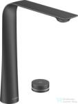 Duravit D. 1 magasított 2 üléses elektronikus csaptelep XL beépíthető elektronikus hálózati elemmel, leeresztő nélkül, matt fekete D11110008046 (D11110008046)