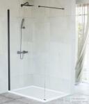 Niagara Wellness Niwell FELICIA Black walk-in zuhanyfal 90×195 cm (NWWI-FEL90)