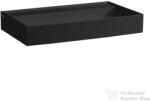 Laufen Kartell By Laufen 80x46 cm-es mosdó csaplyuk és túlfolyó nélkül, matt fekete H8103367161121 (H8103367161121)
